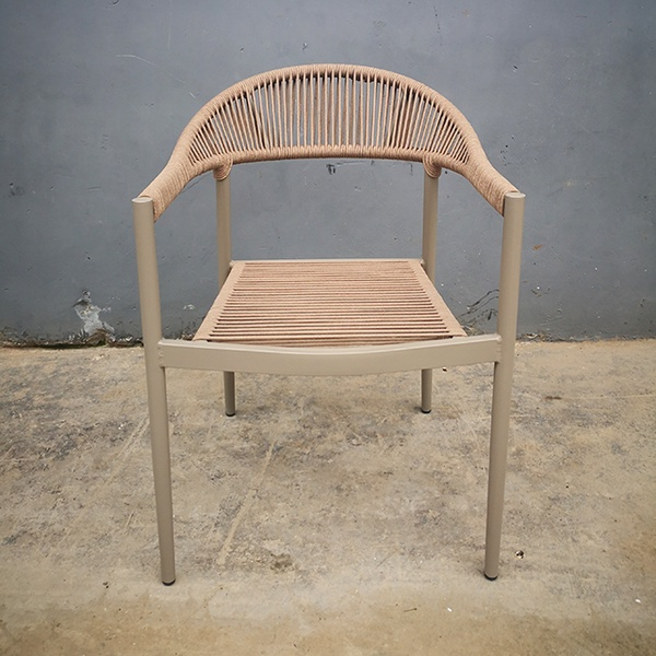 Garden Restaurant Furniture Aluminum Wicker Chair 【RC -20087 Arm】