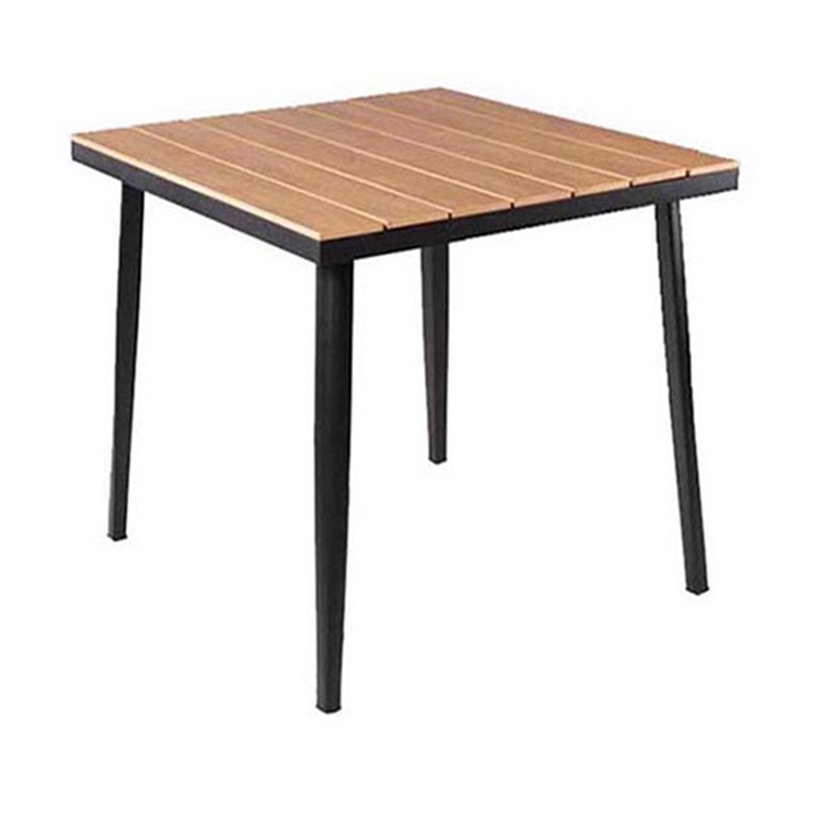 Metal Wooden Food Court Restaurant Table【 I can-30015-K/D】