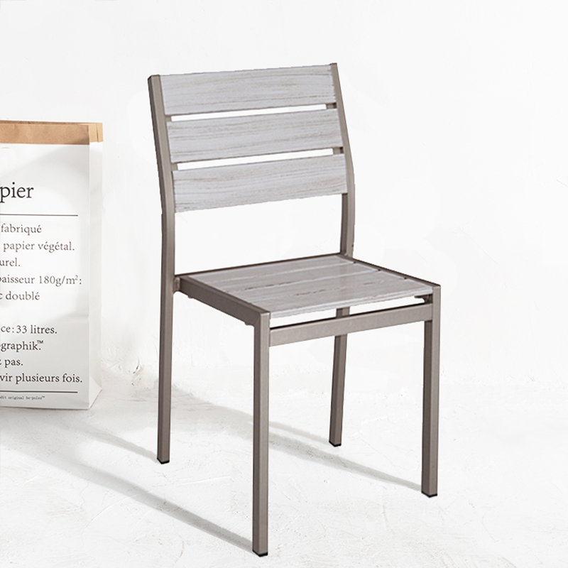 Plastic Wood Modern Dining Chair