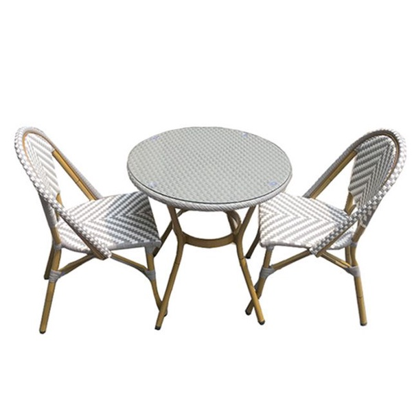 Outdoor Furniture Aluminum Wicker Garden Hotel Metal Dining Table【RC-30010-TT】