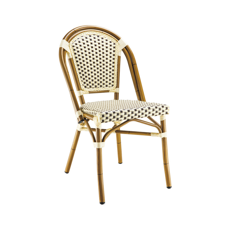 Garden Rattan Wicker Restaurant Furniture Unbreakable Chairs Bc-08001