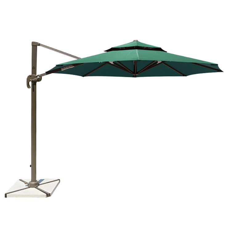 Uv Resistant Garden Outdoor Circle Solar Sunshade Beach Umbrella SU-021