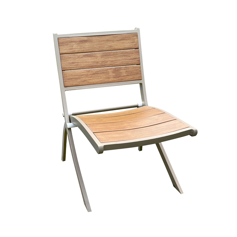 Plastic wood Comfortable Restaurant Chair PW-20121