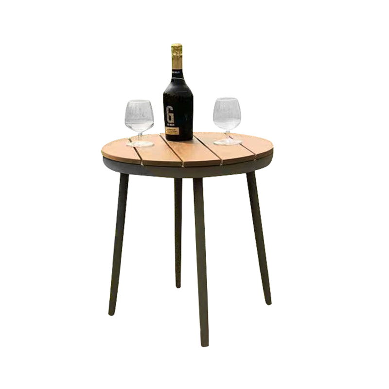 Plastic Wood Round Cafe Table PW-30131-TT