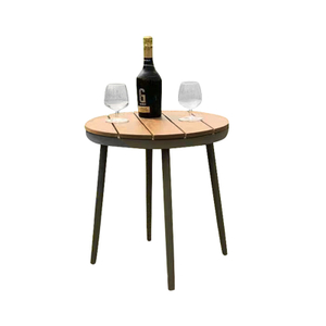 Plastic Wood Round Cafe Table PW-30131-TT