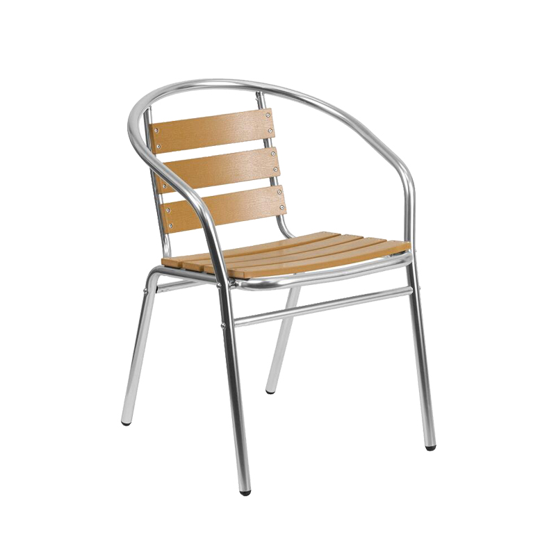 Plastic Wood Commercial Cafe Chair