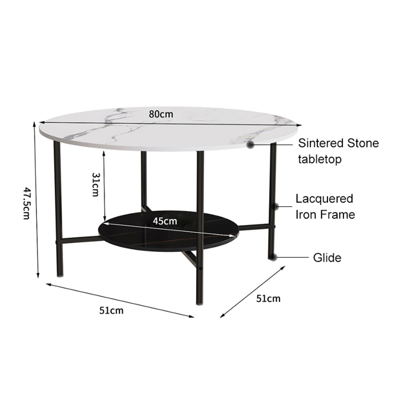 Custom Commercial Rectangle Sintered Stone Table